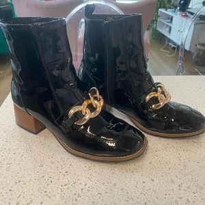 Loreen Black Booties by Steve Madden